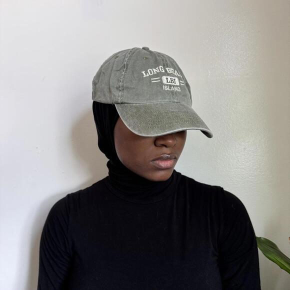 Vintage Long Beach LBI Island embroidered cap with adjustable strap - Picture 2 of 6